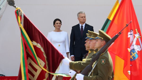 Президент Литвы Гитанас Науседа и его жена Диана Науседене, архивное фото - Sputnik Lietuva