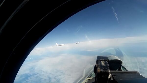 Paskelbtas raketnešio Tu-160 skrydžio virš Baltijos jūros vaizdo įrašas - Sputnik Lietuva