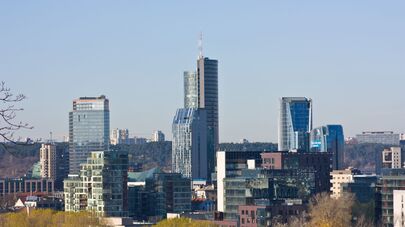 Деловой район Вильнюса, архивное фото