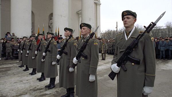 Служащие литовской национальной армии, архивное фото - Sputnik Lietuva