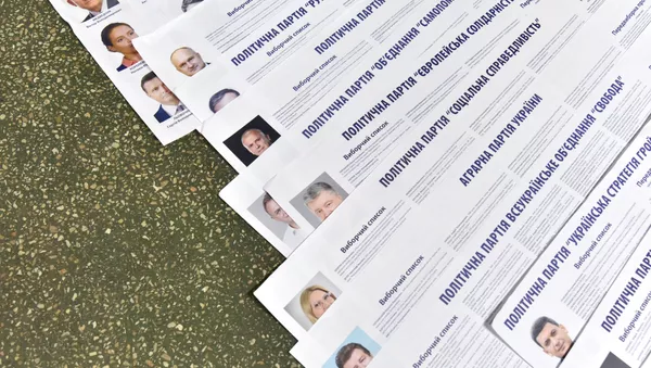 Подготовка избирательных участков на Украине к выборам - Sputnik Lietuva