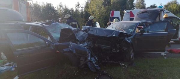 В Литве при ДТП пострадали восемь человек - Sputnik Литва