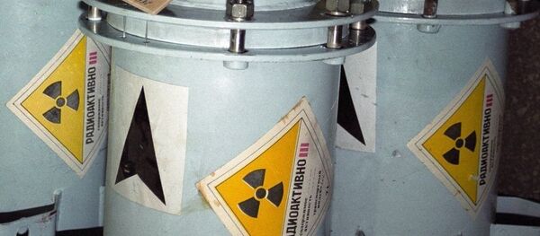Контейнер с радиоактивными веществами, архивное фото - Sputnik Литва