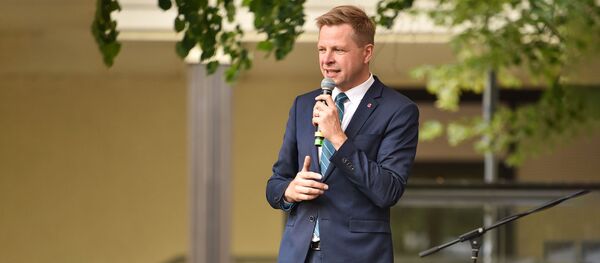 Мэр Вильнюса Ремигиюс Шимашюс, архивное фото - Sputnik Литва