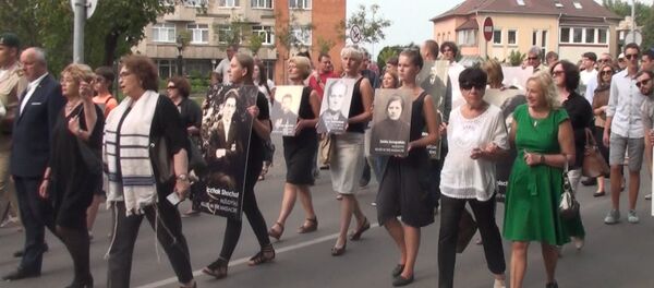 Марш живых в память о Холокосте прошел в Литве Марш живых в память о Холокосте прошел в Литве - Sputnik Литва