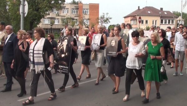 Марш живых в память о Холокосте прошел в Литве - Sputnik Литва