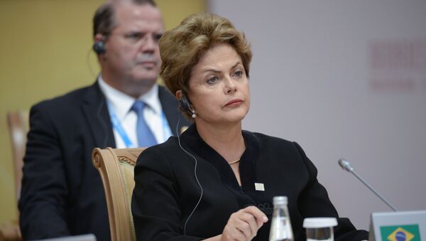 Президент Федеративной Республики Бразилия Дилма Роуссефф - Sputnik Lietuva