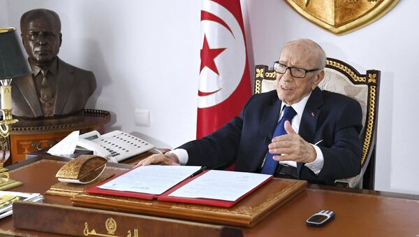 Президент Туниса Бежи Каид эс-Себси, архивное фото - Sputnik Lietuva