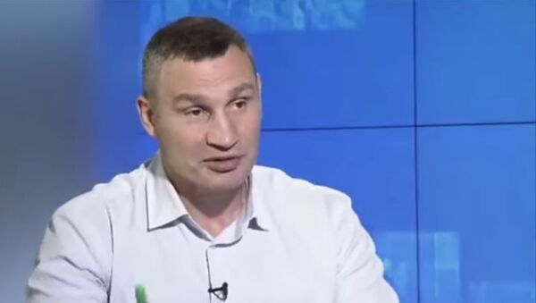 Кличко впал в ступор, пытаясь выговорить название украинской организации - Sputnik Литва