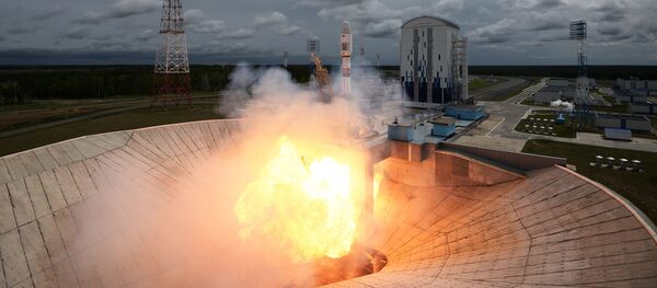 Пуск ракеты-носителя Союз-2.1б с разгонным блоком Фрегат и метеорологическим спутником Метеор-М номер 2-2 с космодрома Восточный, архивное фото - Sputnik Lietuva