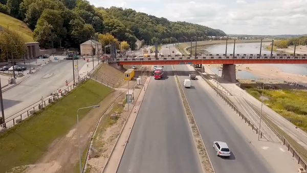 Мэрия Каунаса показала на видео отремонтированный мост Алексото - Sputnik Литва