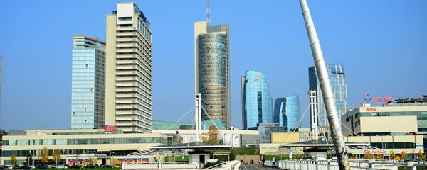 Небоскребы делового квартала Вильнюса, архивное фото Небоскребы делового квартала Вильнюса, архивное фото - Sputnik Литва