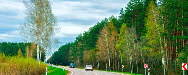 Автомобильная дорога в Литве, архивное фото Автомобильная дорога в Литве, архивное фото - Sputnik Lietuva
