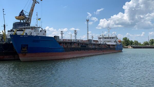 Задержанное СБУ российское судно Nika Spirit в порту Измаила, Украина, 25 июля 2019 года - Sputnik Lietuva