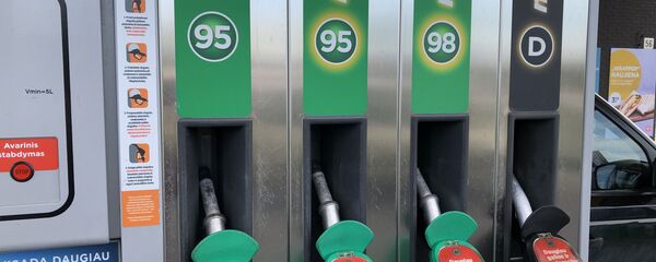 Бензоколонка в Вильнюсе, архивное фото - Sputnik Lietuva