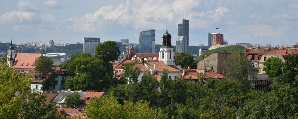 Вильнюс, вид на Старый город, архивное фото - Sputnik Литва