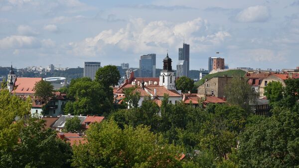 Вильнюс, вид на Старый город, архивное фото - Sputnik Литва