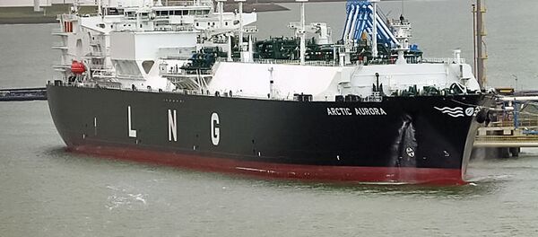 СПГ танкер Arctic Aurora, архивное фото - Sputnik Литва