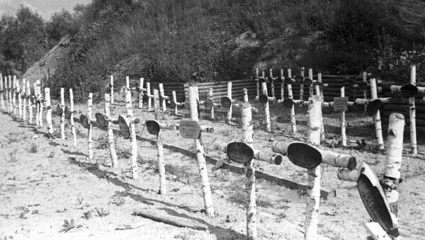 Захоронение немецких солдат под Каунасом, архивное фото - Sputnik Lietuva