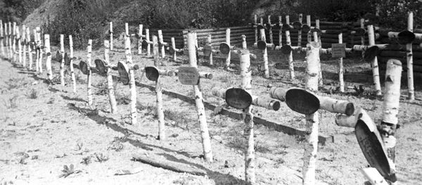 Захоронение немецких солдат под Каунасом, архивное фото - Sputnik Lietuva