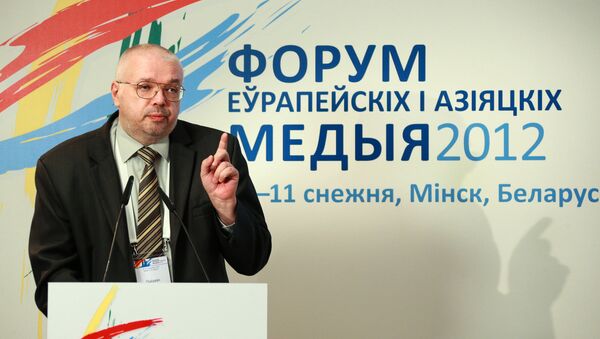 Президент Союза журналистов Латвии Юрис Пайдерс - Sputnik Литва