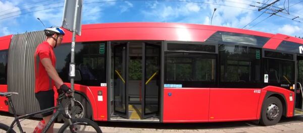 Автобусы для перевозки велосипедов в Литве - Sputnik Литва