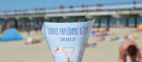 Картонные упаковки для мусора в Паланге Картонные упаковки для мусора в Паланге - Sputnik Литва