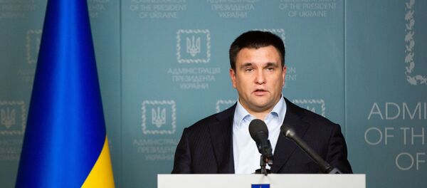 Министр иностранных дел Украины Павел Климкин, архивное фото - Sputnik Литва