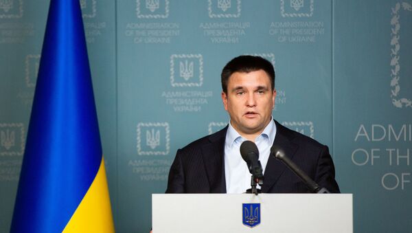 Министр иностранных дел Украины Павел Климкин, архивное фото - Sputnik Литва