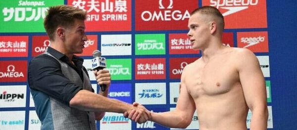 Литовский пловец Данас Рапшис - Sputnik Литва