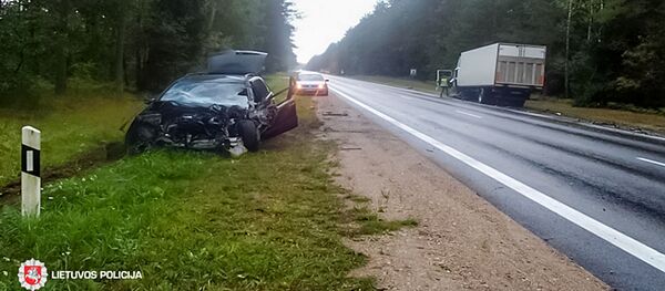 Авария на трассе Авария на трассе - Sputnik Lietuva