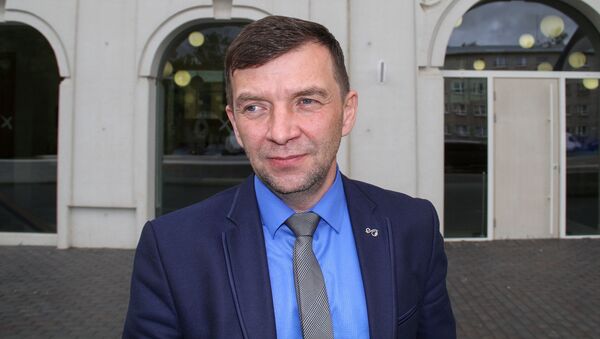  Руководитель Нарвского энергопрофсоюза Андрей Зайцев - Sputnik Литва