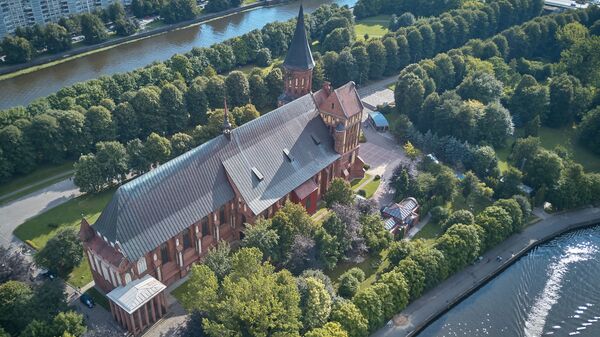 Кафедральный собор Кёнигсберга в Калининграде, архивное фото - Sputnik Литва