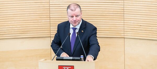 Премьер-министр Литвы Саулюс Сквернялис, архивное фото - Sputnik Литва