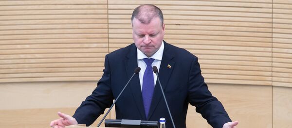 Премьер-министр Литвы Саулюс Сквернялис, архивное фото - Sputnik Литва