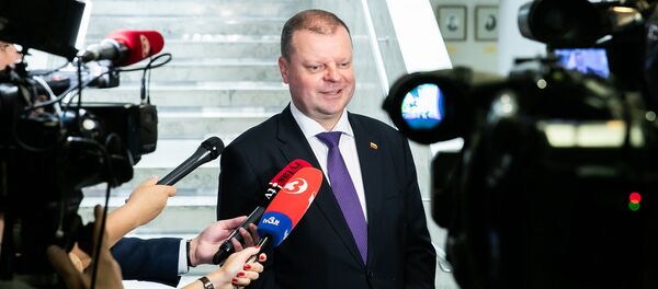Премьер-министр Литвы Саулюс Сквернялис, архивное фото - Sputnik Литва