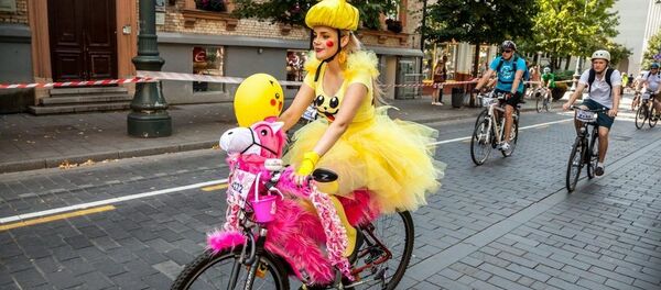 Velomaratono dalyviai Velomaratono dalyviai - Sputnik Lietuva