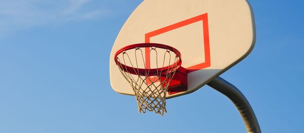 Баскетбольное кольцо на улице, архивное фото - Sputnik Lietuva