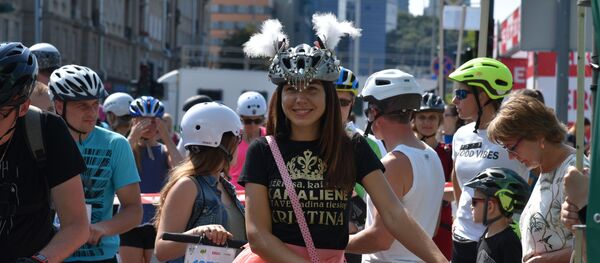 В Вильнюсе прошел крупнейший в Балтии веломарафон - Sputnik Литва