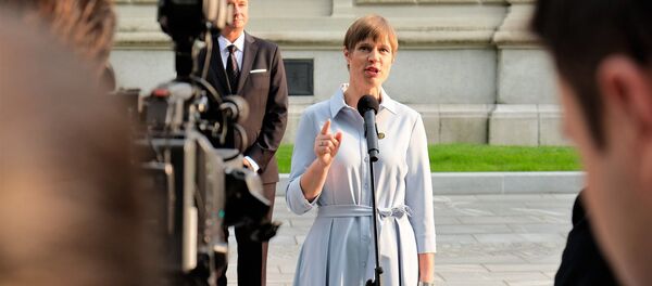 Президент Эстонии Керсти Кальюлайд, архивное фото - Sputnik Литва