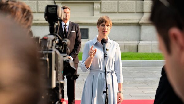 Estijos prezidentė Kersti Kaljulaid  - Sputnik Lietuva