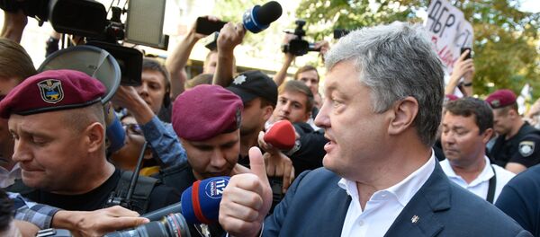 Бывший президент Украины Петр Порошенко Бывший президент Украины Петр Порошенко - Sputnik Lietuva
