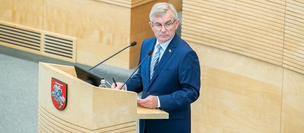 Спикер Сейма Викторас Пранцкетис, 20 августа 2019 года - Sputnik Литва